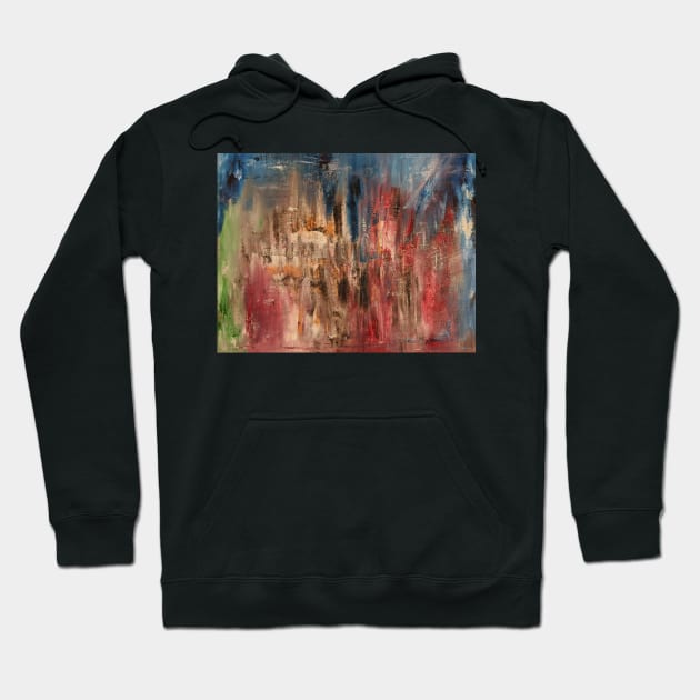 Burning Village Hoodie by NightserFineArts